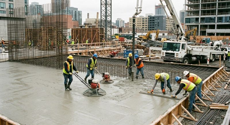 Commercial Slab Installation in Aurora, CO
